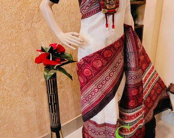 Handloom Katan Bishnupur Silk Saree, Wedding Banarasi Weaving