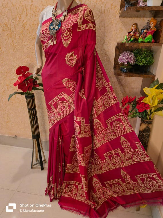 Handloom Katan Bishnupur Silk Saree, Wedding Banarasi Sona Ropa, Silk Mark Certified