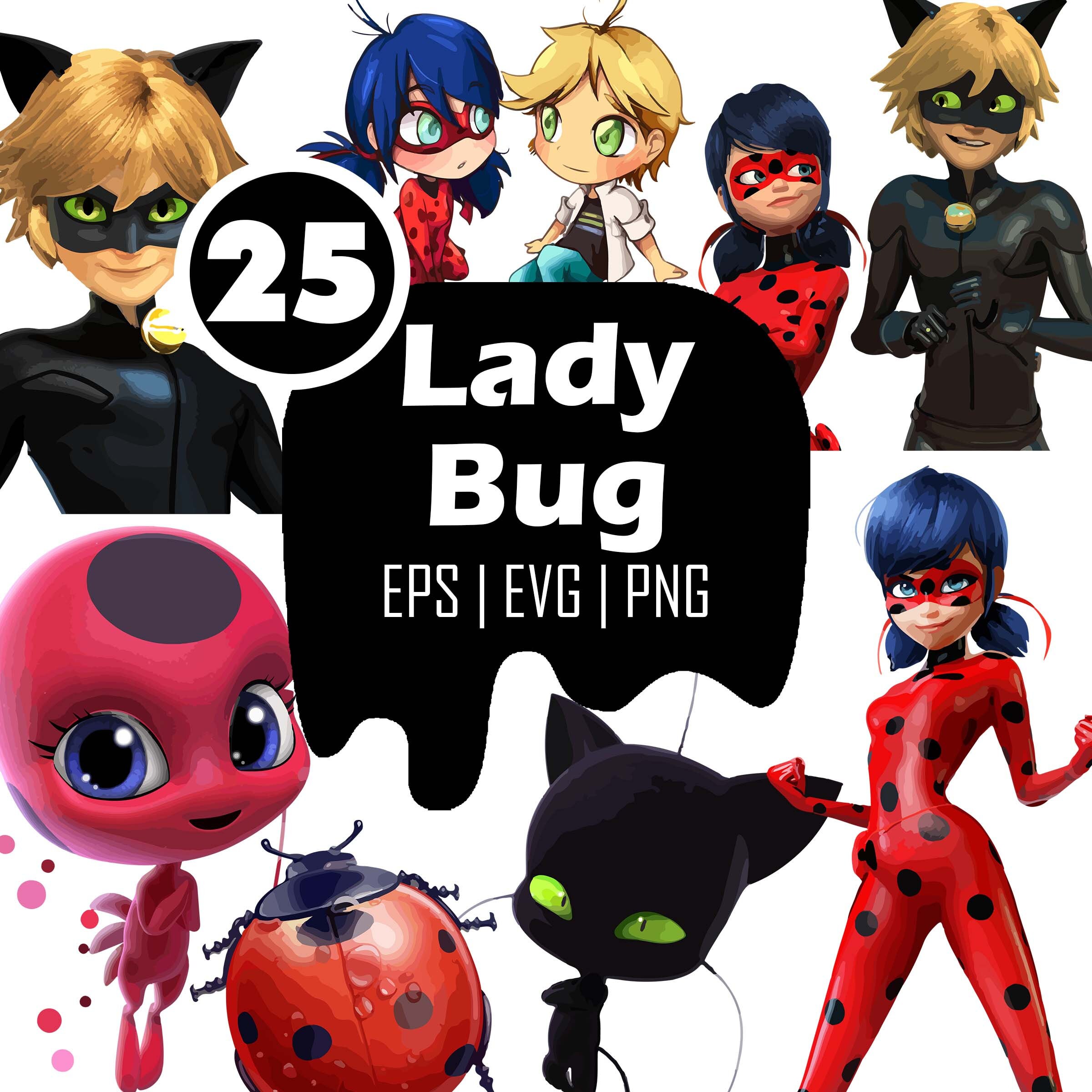 23 Miraculous Ladybug & Cat Noir Images, Stock Photos, 3D objects, &  Vectors
