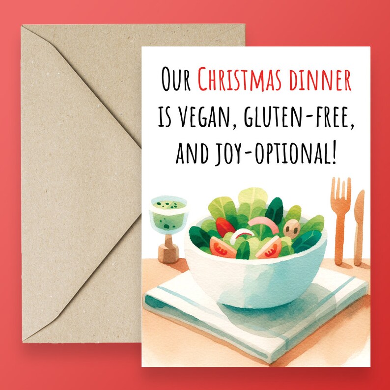 Funny Christmas Card Printable Christmas Card Instant Download ...