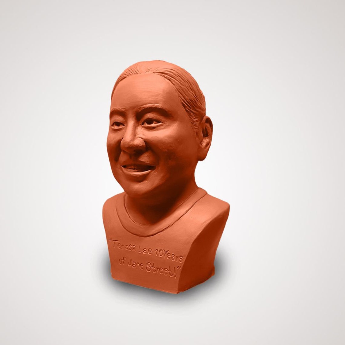 Custom Chia Pet
 Custom Chia Pet Personalized Terracotta Face Sculpture Hand Made Face
