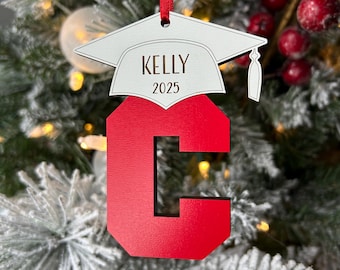 Adorno de graduación 2026 SVG: Letras escolares