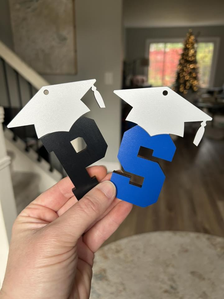 Grad 26 Letters 2026 Graduation Ornament SVG: All 26 Letters Included - Etsy