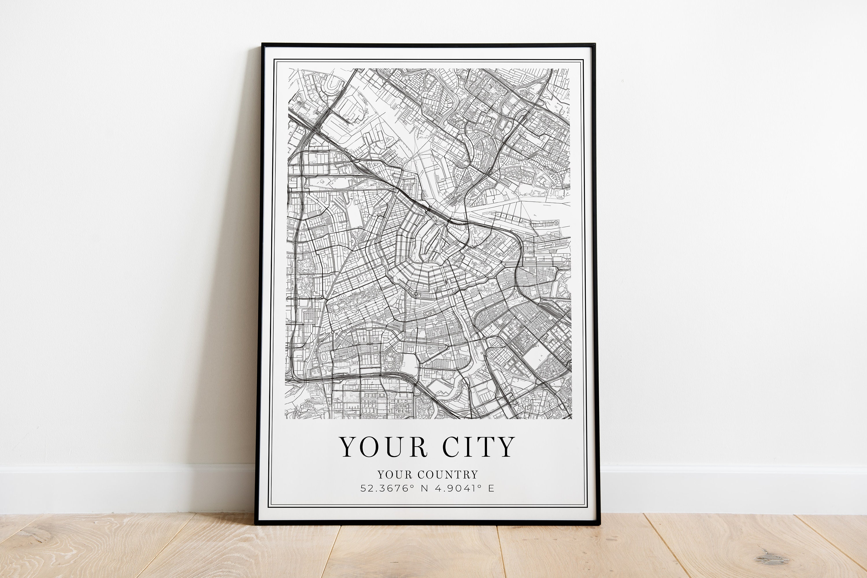 Custom City Map Custom Map Poster - Il Fullxfull.5906168904 4zyl