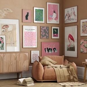Eclectic Pink Bilder Set: Boho Home Decor (Digitaler Download)
