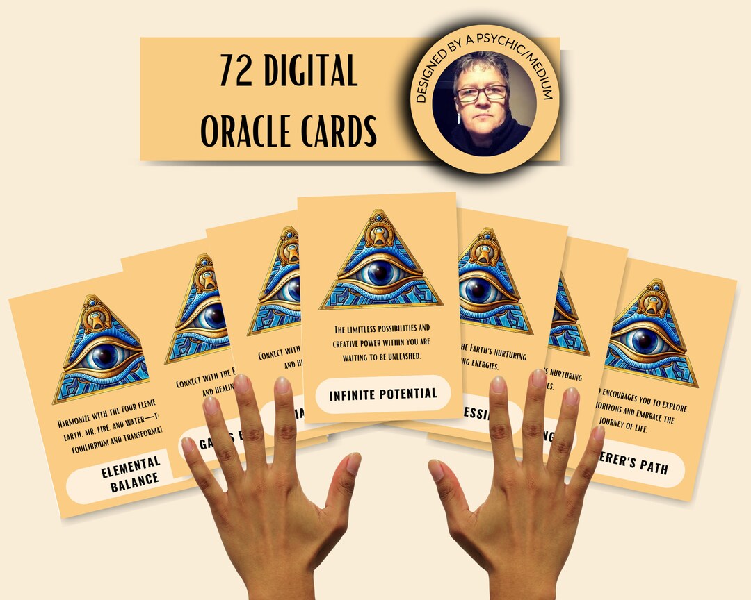 Printable Oracle Cards, Digital Oracle Cards, Create Your Own Oracle ...