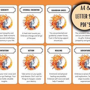 Printable Oracle Cards | Printable Indie Oracle Deck | Digital File 52 ...
