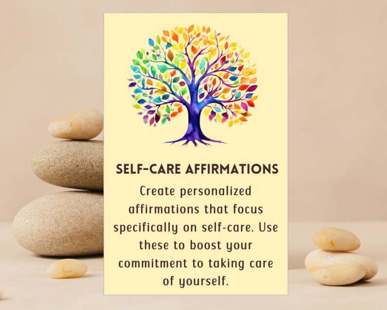 Printable Self Care Activity Cards, Self Care Activities for Women ...