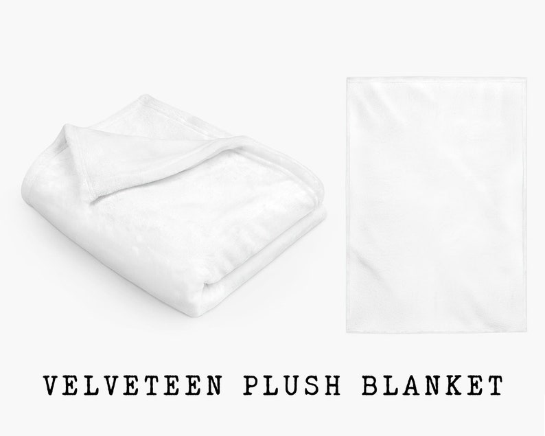 May include: A white, soft, plush blanket folded in half. The blanket is made of a velvety material and is perfect for cuddling up on the couch.
