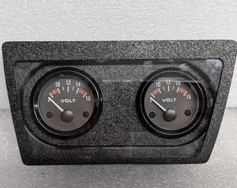 Soporte para panel de indicadores central Corrado negro con panel frontal