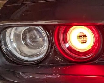 Anillos de admisión LED RGB OEM para Challenger impresos en 3D (>2015)