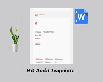 HR Audit Template | HR Audit Checklist | Human Resources Audit | Human Resources | HR Consulting Services | Human Resources Training