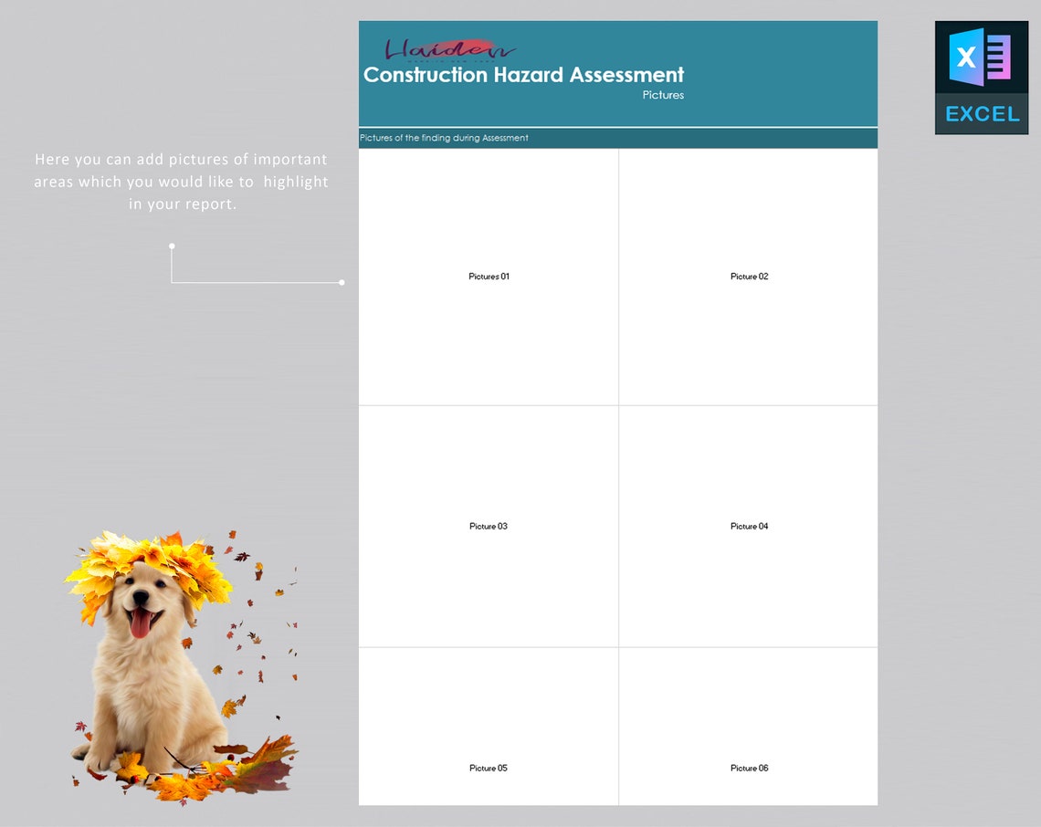 Construction Hazard Assessment Checklist Template Construction Safety