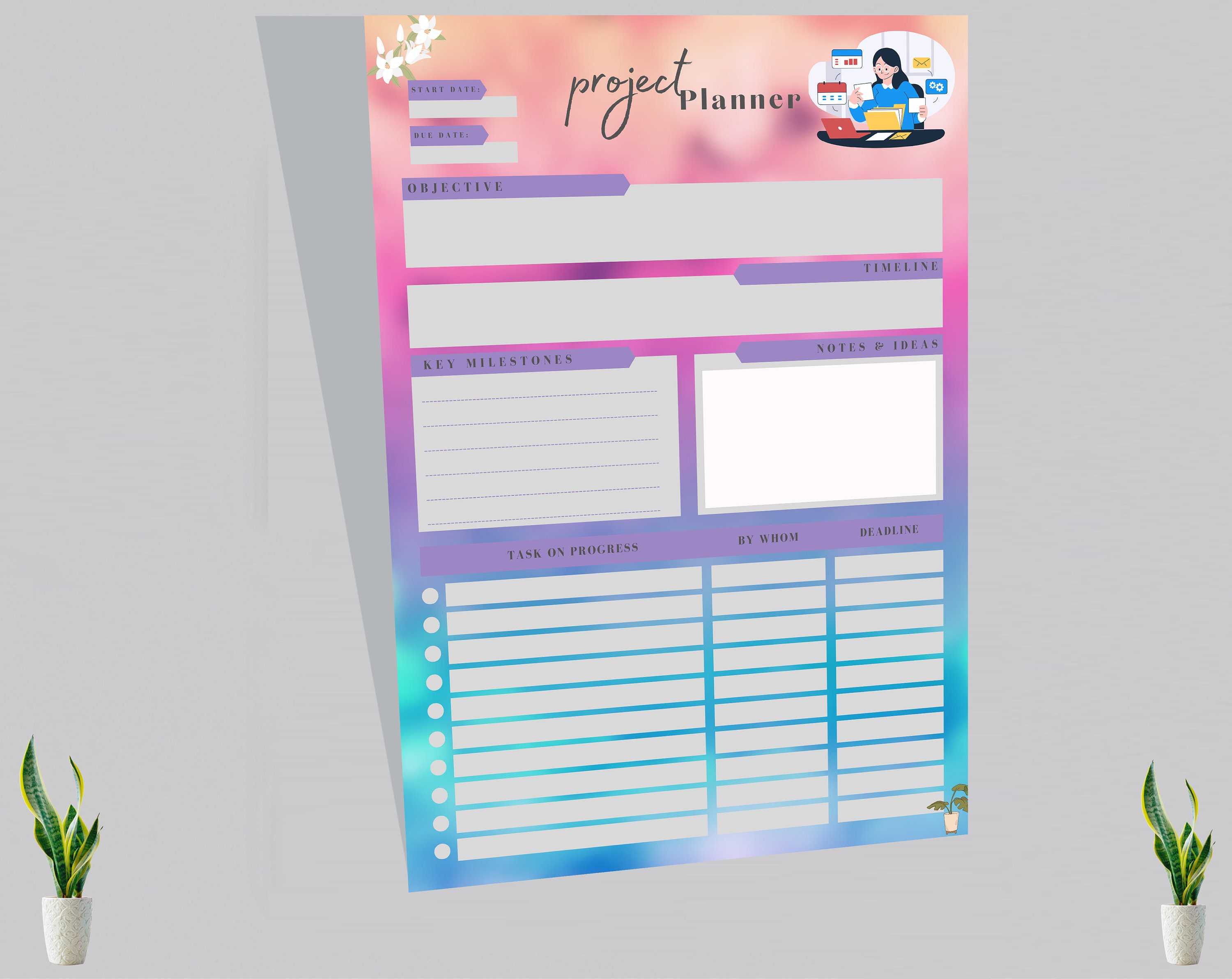 Project Planner Printable Project Planning Project Planning Templates Project Planner Template ...