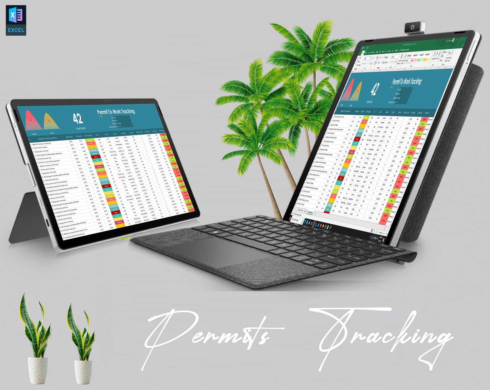 Permit to Work Tracking Matrix Template | Health and Safety Template ...
