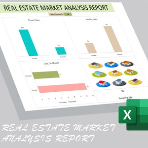 Image showcasing Real Estate Market Analysis Report Template | Real Estate Agent | Real ...