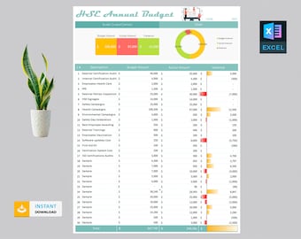 HSE Budget Vorlage | Gesundheit und Sicherheit | OSHA-Standards | Sicherheitsfachkraft | Sicherheits-Formulare | Bausicherheit | QHSE | Gesundheitliche Sicherheit