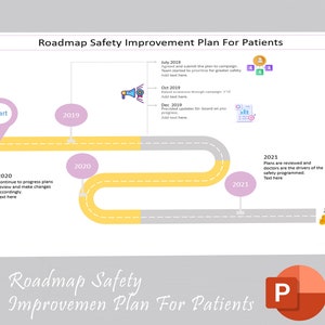 Safety Improvement Plan Roadmap Template | Health and Safety Policies | Occupational Safety | Construction Safety | Health and Safety | QHSE