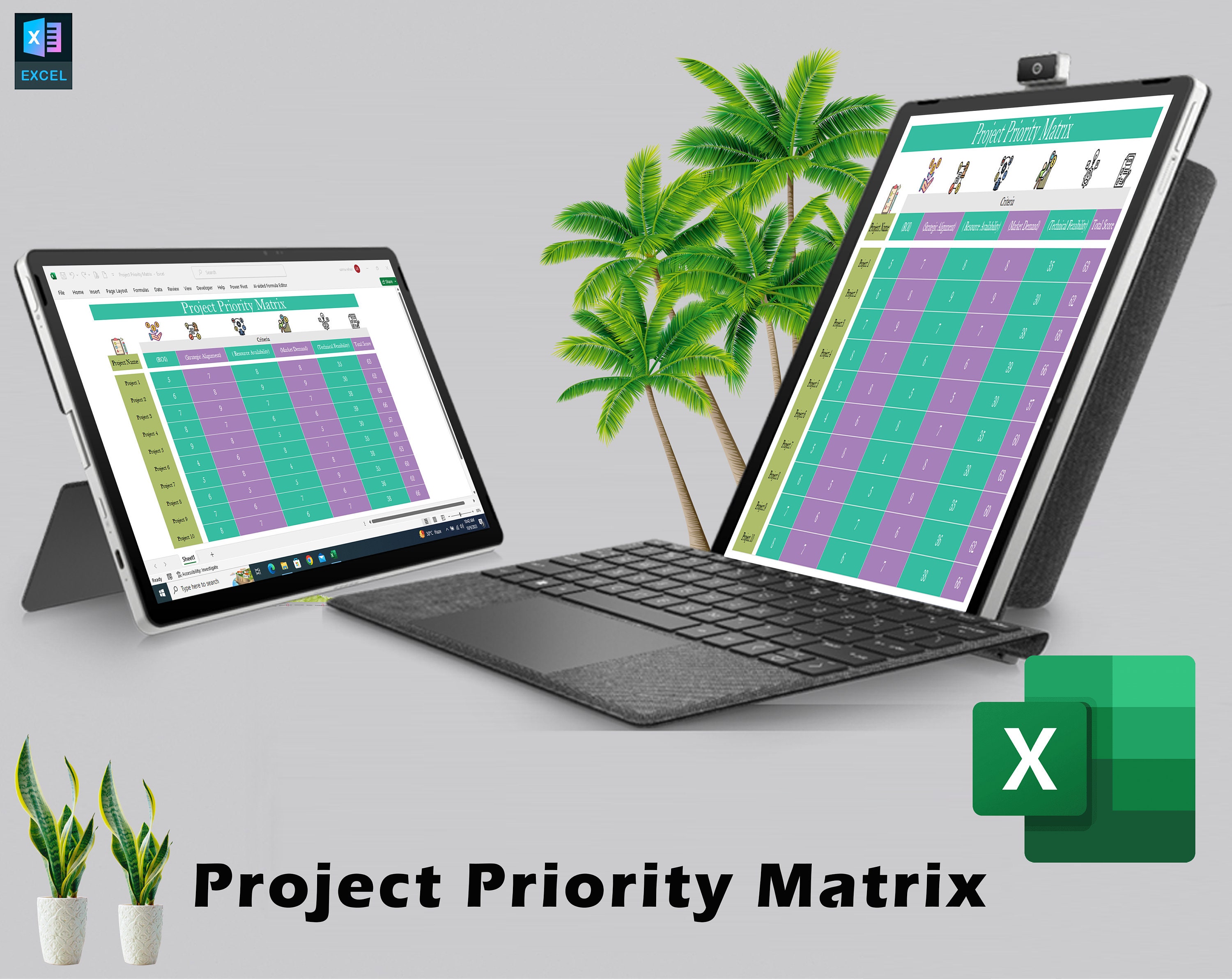 Project Priority Matrix Project Management Tools Project Management ...