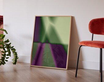 Aura "Green Goblin" Wand kunstdruck, druckbares Poster, Druckbares Poster, Druckbares Poster