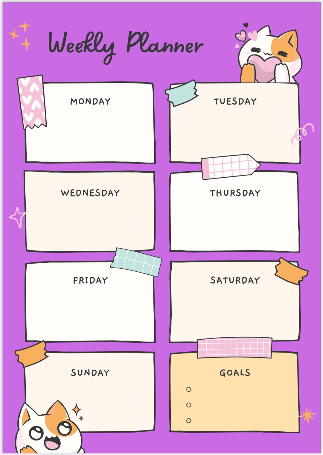 Planner Printables - Etsy