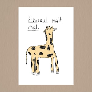 Schaust halt mal Postkarte