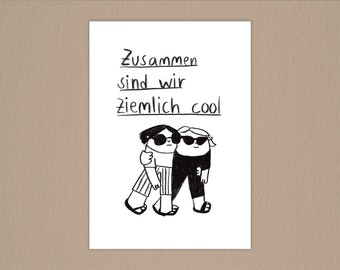 Carte postale plutôt cool