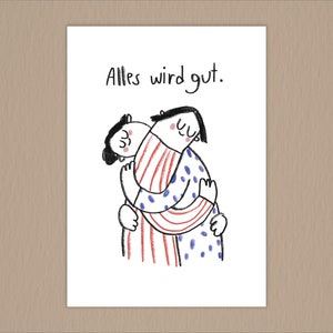 Alles wird gut Postkarte