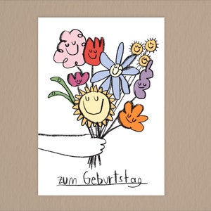 Zum Geburtstag Postkarte