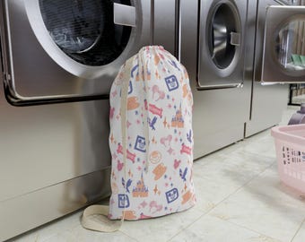 Theme Park Fantasy Magic Pattern Laundry Bag