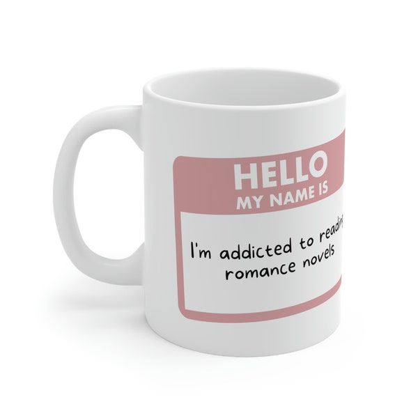 romance writers of canada magazine Romance Novel Reader Funny Ceramic Mug 11oz