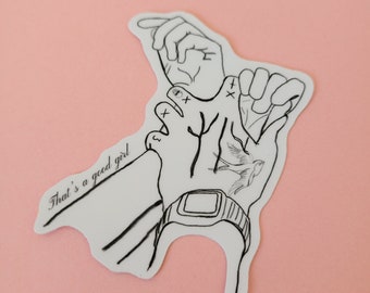 That's A Good Girl Die-Cut Stickers | Smut Reader Sticker | Dark Romance Reader Sticker