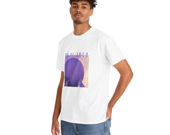 Theme Park Beautiful Spaceship Earth Unisex Heavy Cotton Tee