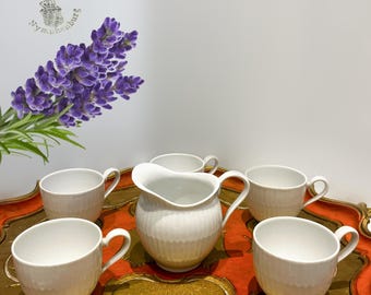 Nymphenburg Porzellan – Set Espresso-Tassen mit Kännchen – Modell Orion
