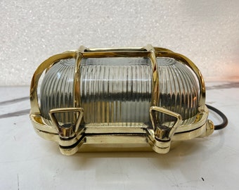 Modern Brass Wall Lamp with Glass Shade Lighting Living Room Lighting