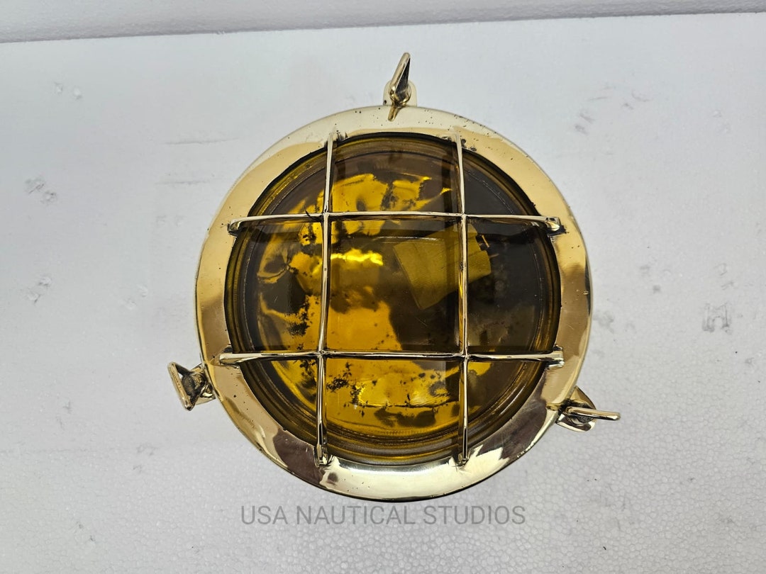 Applique Industrial Chic Ottone E Nera MONTEREY W1