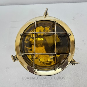 Nautical Solid Brass Bulkhead Wall Light