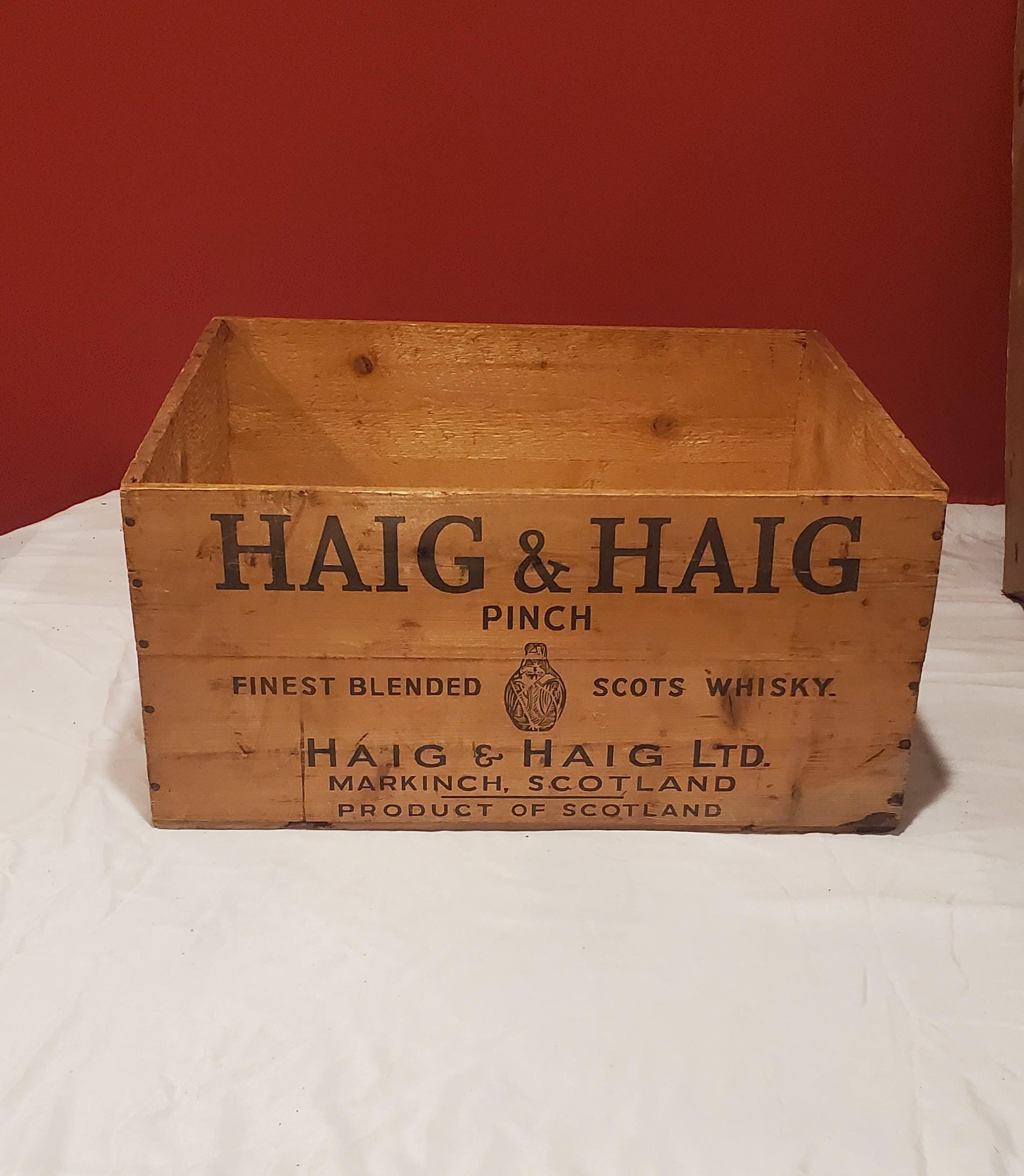 Vintage Whisky Crate - Haig & Haig Scotch Whisky - Etsy