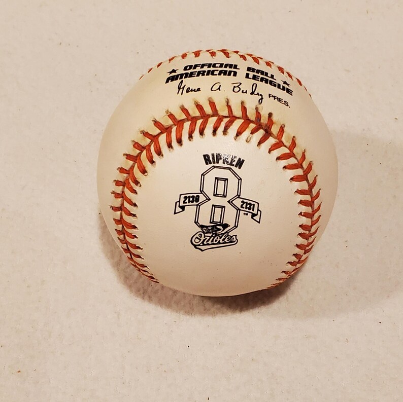 Commemorative Baseball - Cal Ripken 2131 - Etsy