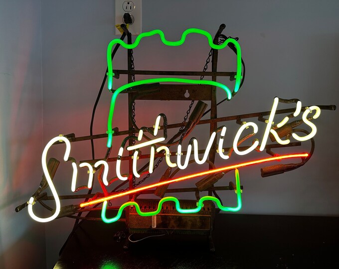 SMITHWICKS NEON BAR Advertising Sign - Etsy