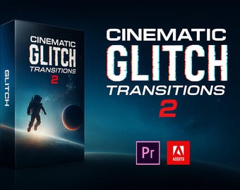 Premiere Pro用シネマティックグリッチトランジションパック｜40種類以上の4K VFXプリセット
