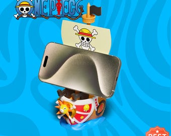 Thousand Sunny Ship Phone Holder: One Piece Anime Desk Decor