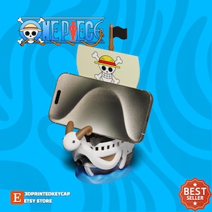 Going Merry Phone Holder | One Piece Gift | iPhone Holder | Unique Desk Decor | Luffy Ship | Ship Phone Stand | Pirate Anime Figure
