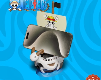 Going Merry Ship Phone Holder: One Piece Anime Desk Decor