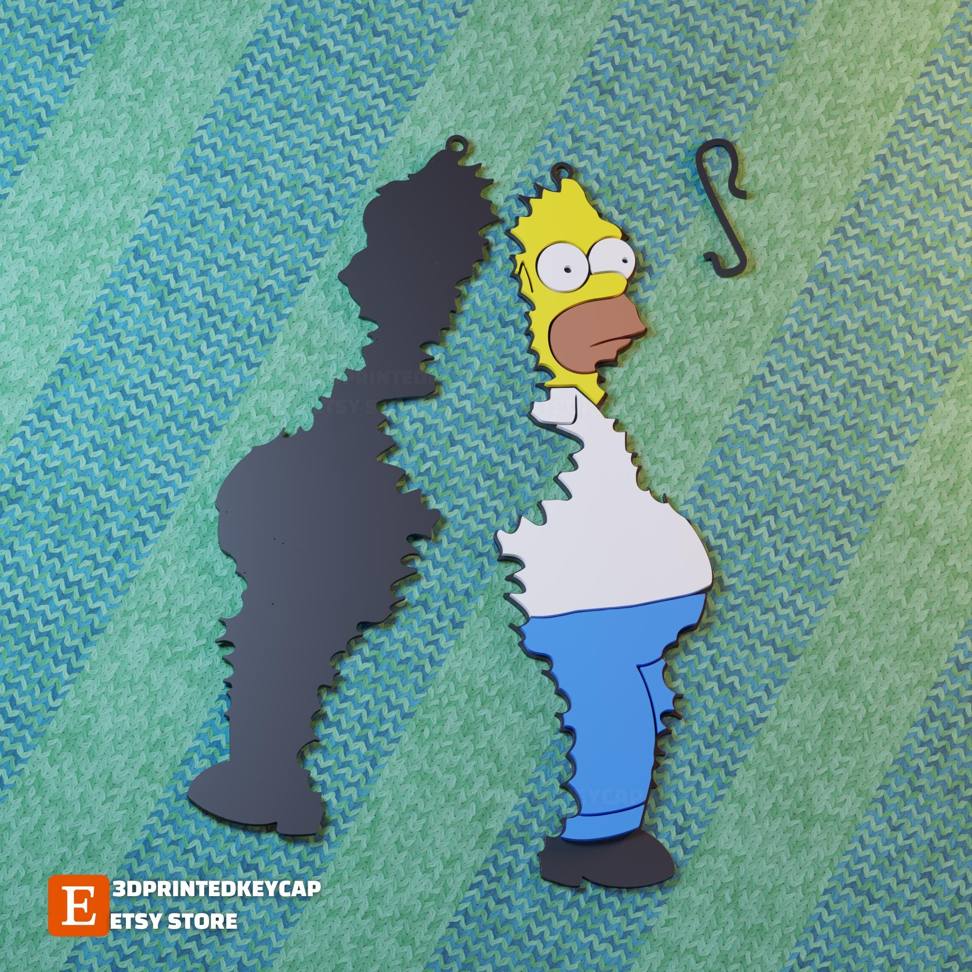The Simpsons Series Homer Simpson In A Bush Meme Embroidered Iron On