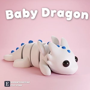 Giocattolo Fidget a forma di drago articolato stampato in 3D