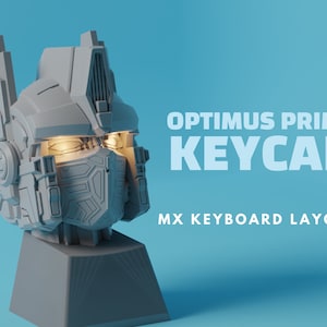 Optimus Prime Keycap 3D STL-Datei | Transformatoren Mechanische Tastatur | Stl-Dateien für 3D-Drucker | 3D Druck Mecha Modelle