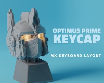 Optimus Prime Keycap STL File: 3D Print Transformers Keyboard