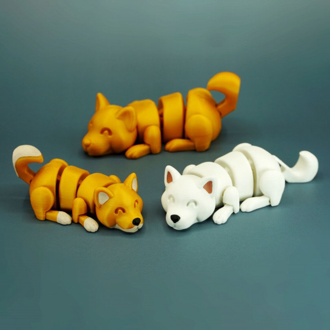 Articulated Lazy Dog: 3D Printed Fidget Toy, Dog Lover Gift - Etsy