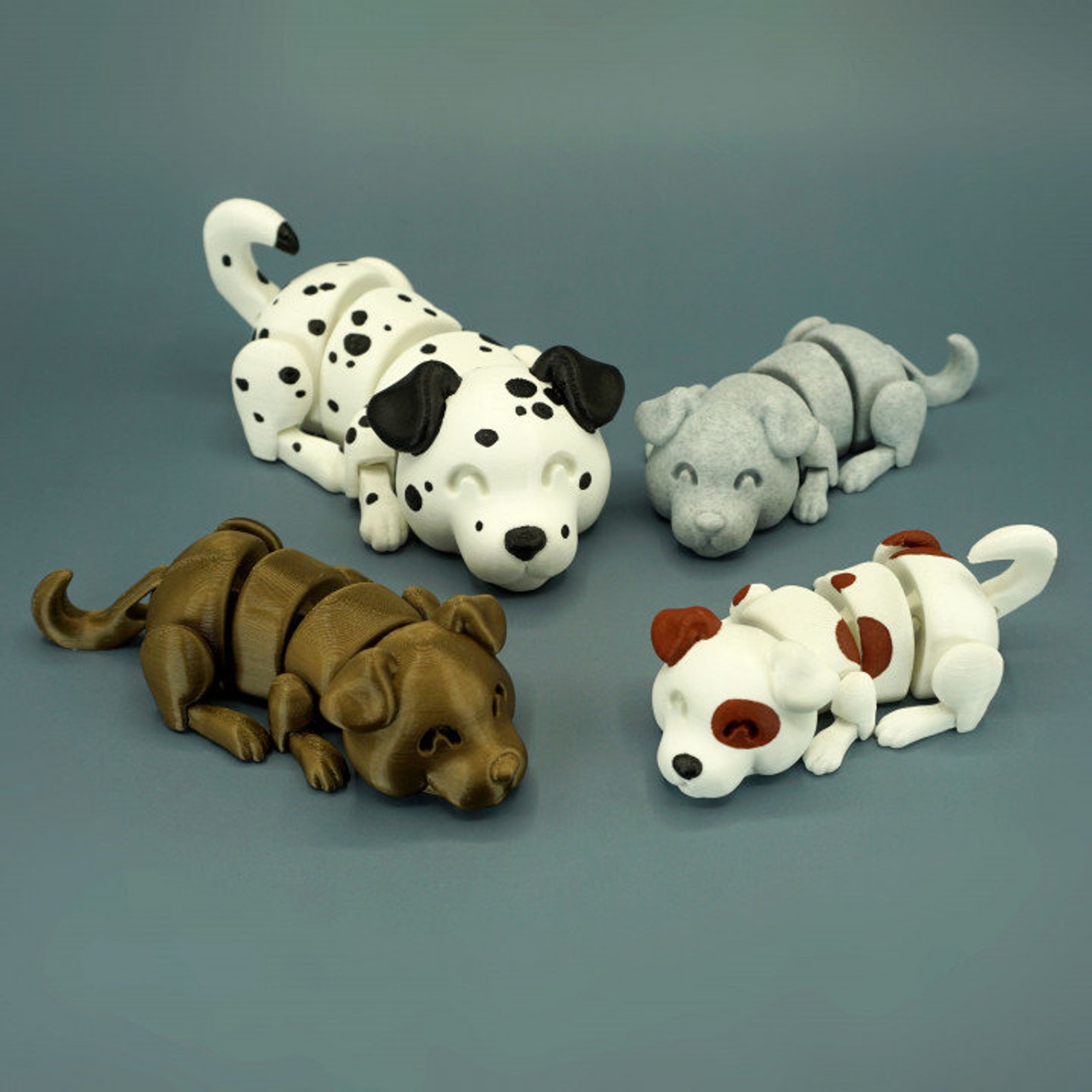 Articulated Lazy Dog: 3D Printed Fidget Toy, Dog Lover Gift - Etsy